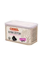 Cebel Siyah Zeytin Az Tuzlu 750g.