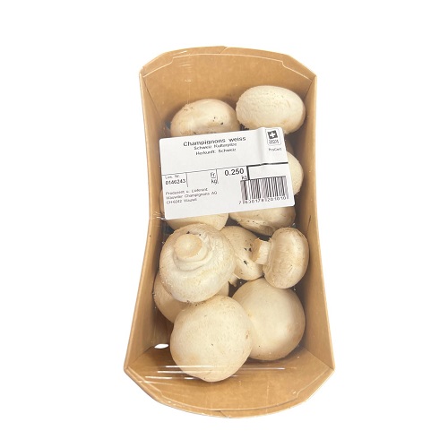 Pilze Champignons Weiss 250gr. CH