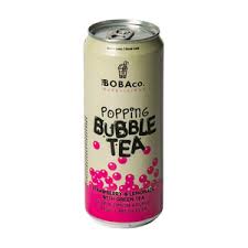 Bubble Tea Strawberry & Lemonade 330ml.