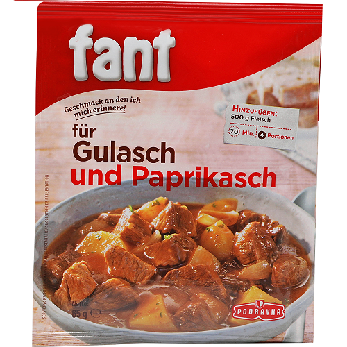 Fant Für Gulasch und Paprikasch 65g.