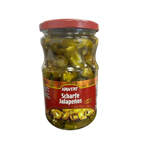 HANTAT Scharfe Jalapenos Geschnitten 720ml.