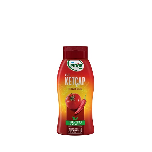 PINAR Acili Ketcap, Hot Tomato Ketchup 420ml.