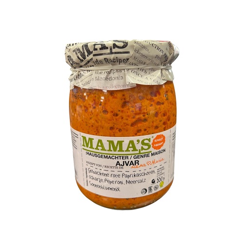 MAMA'S Ajvar Hausgemacht Scharf 550g.