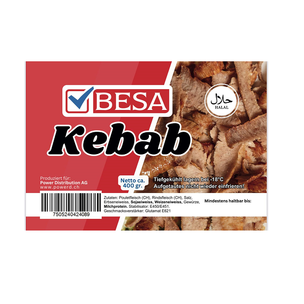 BESA Döner Kebab 400g. Halal