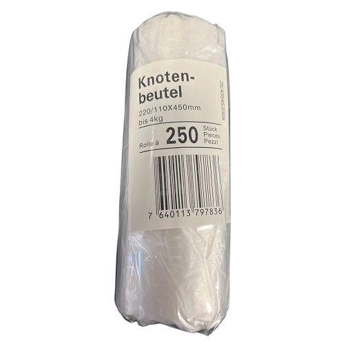 Knoten-beutel 450mm 250 Stk.