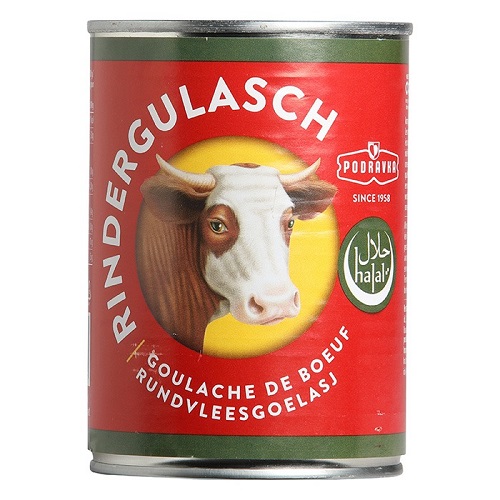 Podravka Rindergulasch 400g. Halal