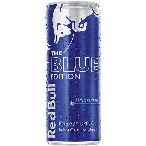 Red Bull Blue Edition Heidelbeere 250ml.