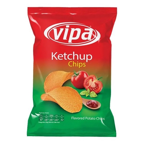 Vipa Ketchup Chips 140g.