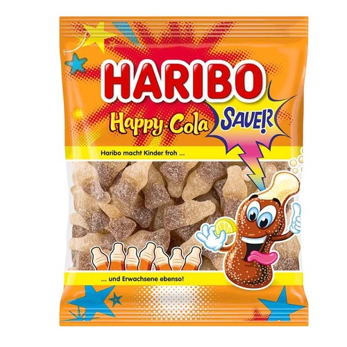 HARIBO Happy Cola Fizz 100g.Halal