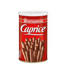 Caprice HAZELNUT Wafer Rolls 115g.