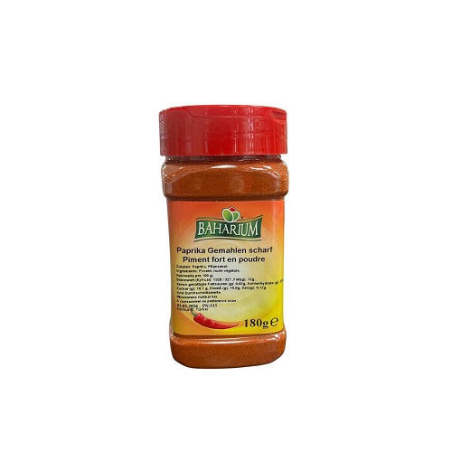 Baharium Paprika Gemahlen scharf 180g.