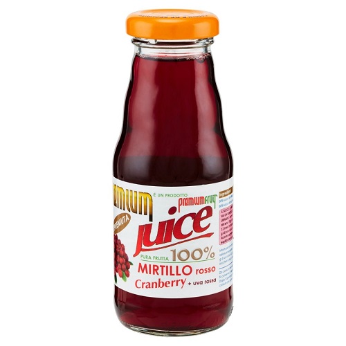 Premium Juice Melagrana+Mirtillo Rosso 200ml.