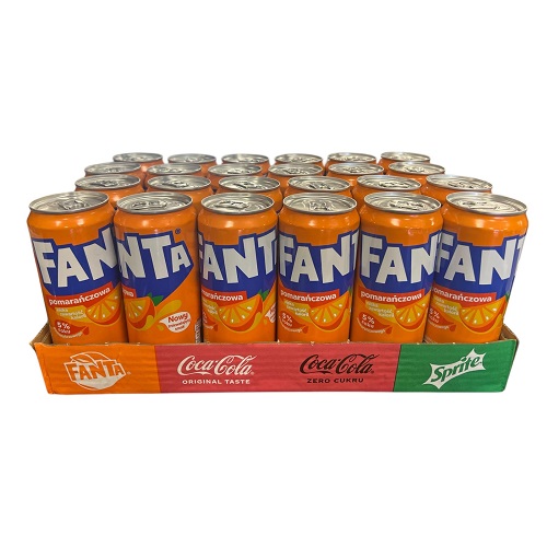 Fanta Orange 24x0.33L Slim Dose