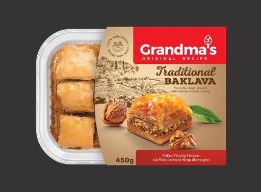 Grandma`s Traditional Baklava mit Walnuss 450g.