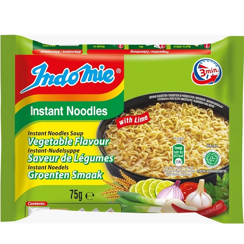 INDOMIE Noodles Vegetable Flavour 75g.