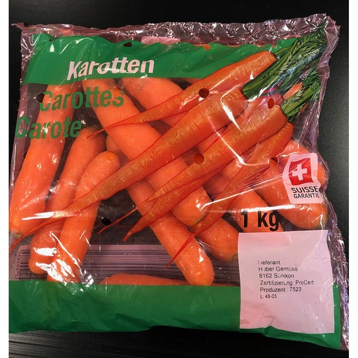 Karotten Vepackt 1 Kg.