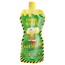 Toxic Waste Apple Sour Slush 250 ml.