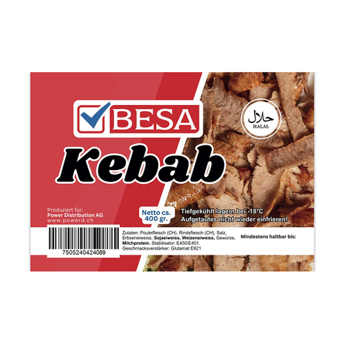 BESA Döner Kebab 400g. Halal