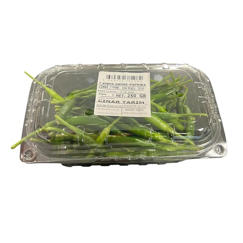 Peperoni Grün Scharf CHILI Cin 250g.