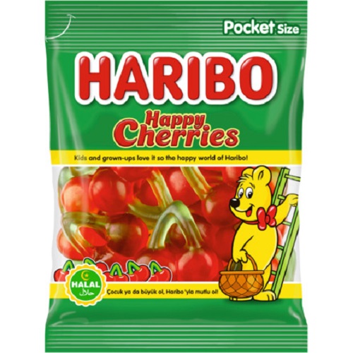 HARIBO Happy Cherries 100g. HALAL